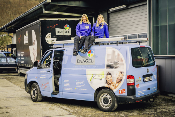 Ganz oben: Elena und Franziska Dangel