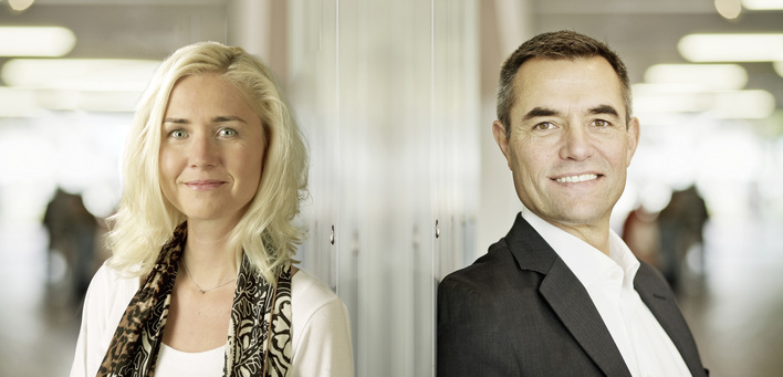 Die Geschäftsführer Burga Warrings und Uwe Engelhardt arbeiten im Team﻿