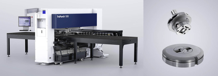 Mit modernen Trumpf Stanz- oder Stanz-Laser-Maschinen und dazu passendem Zusatzwerkzeug lassen sich hochwertige Sicken schnell erzeugen