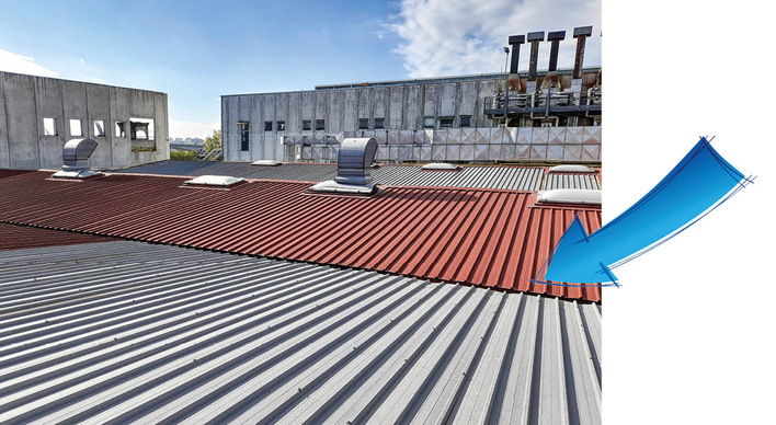 Innen liegende Rinnen sollten regelmäßig gewartet werden