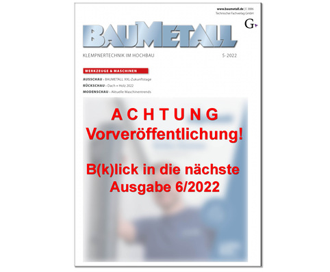 Profitieren Sie schon heute von einem ersten Blick in Ausgabe 6/2022