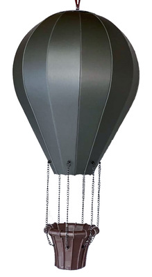 Das aus Titanzink hergestellte Modell eines 13-teiligen Heißluftballons mit Korb stammt von Andreas Zastawny