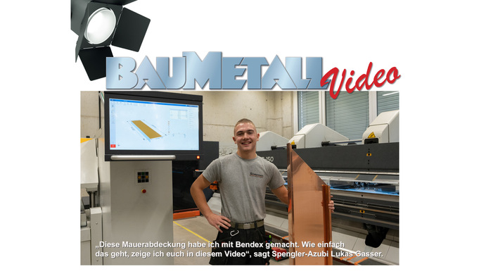 Lukas Gasser ist stolz auf seine Fertigung 
