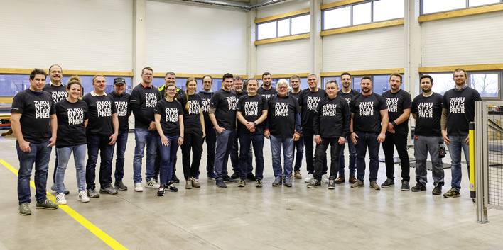   So sehen zufriedene Zukunftsklempner aus