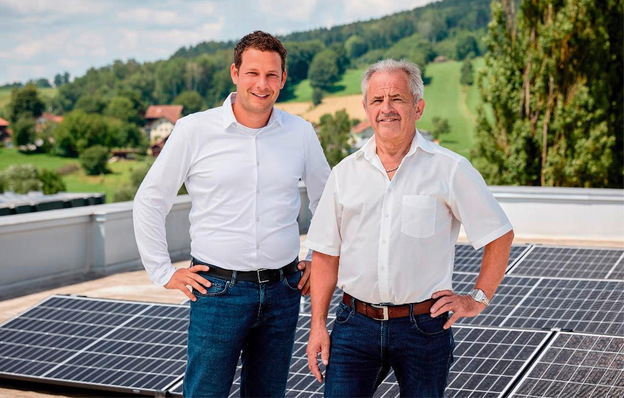 Stolz auf die Kooperation: die Geschäftsführer Johannes Ranzinger (Zambelli) und Josef Huber