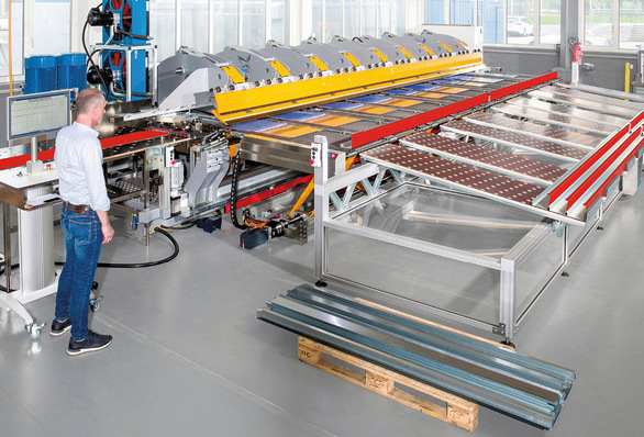 Nahezu vollautomatische Profilherstellung mit dem TD Doppelbieger von Thalmann
