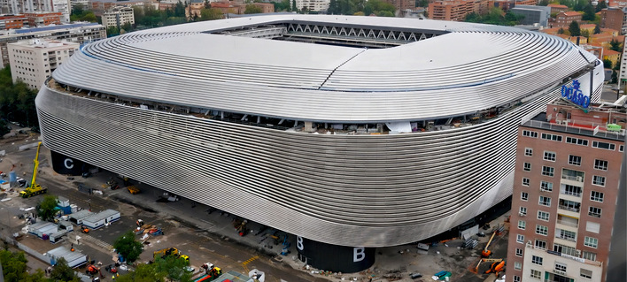 Das Estadio Santiago Bernabéu von Real Madrid ist Mythos und Magnet zugleich