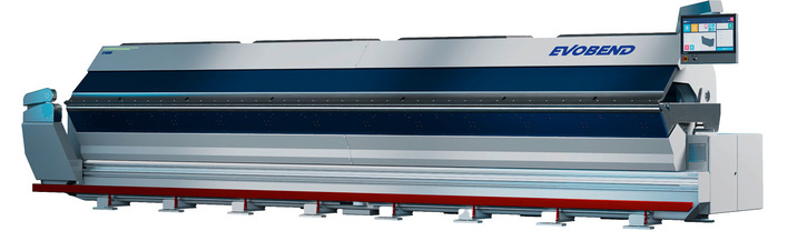 Das „S“ in der Bezeichnung der neuen Evobend-Langabkantmaschinen steht für Single Bender oder zu Deutsch: Einfachbieger