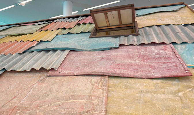 Blechdach-Patchwork aus Japan 