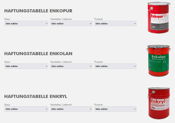 Praktisch: der Direktlink zum Enke-Voranstrichfinder