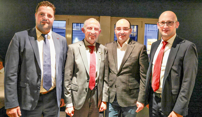 Michael Messerschmidt, Ulrich Leib, Kay Jonas und Michael Kober