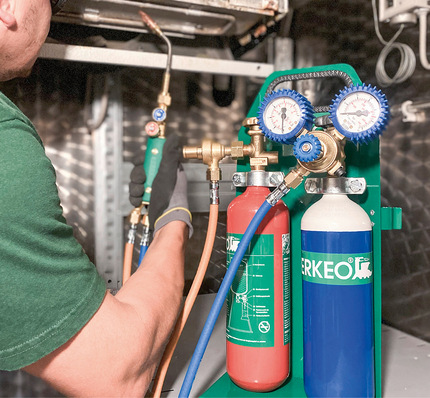 Vielseitig einsetzbar: Das Mini Eco Pro für mobiles Hartlöten