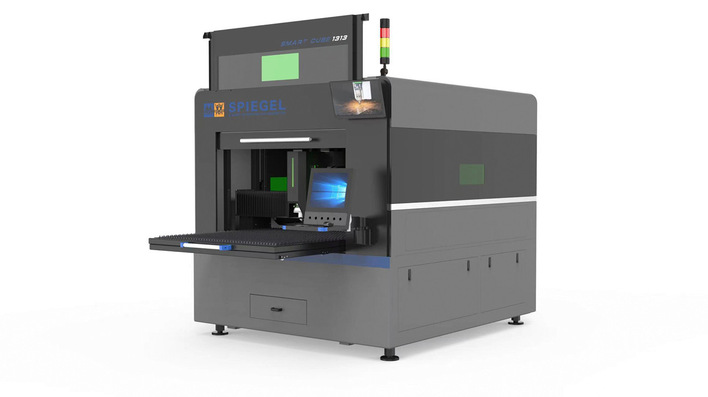 Komp﻿akt und flexibel: ­Laserschneidanlage SPL Mini