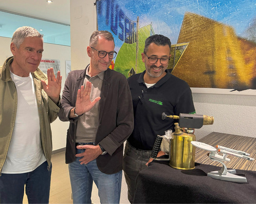 Die Spacebox-Paten: Andi, Martin und Yassine