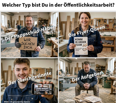 Vier Typen, aber nur drei Strategien zur erfolgreichen Nachwuchsförderung