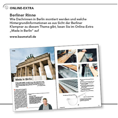 Dachrinnen in Berlin