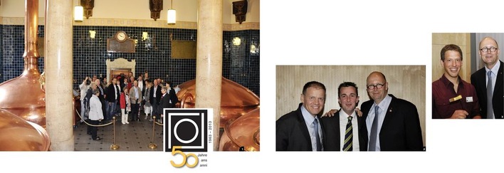 1 Wo es Kupfer gibt, sind Klempner in ihrem Element – die Kollegen der VDSS machen da keine Ausnahme. 2013 wird der Verein diplomierter Spenglermeister der Schweiz 50 Jahre jung. Ab sofort kündigt das neue VDSS-Logo das große Jubiläum an. Gebührend gefeiert wird auf der Generalversammlung am 3. und 4. Mai 2013 in Biel2 Spitzentreffen: VDSS-Vizepräsident Claudio Cristina, iib-Präsident Peter Trenkwalder und VDSS-Präsident Christoph Aeberhard 3 Jungmeister Marcel Hunziker freut sich über den goldenen VDSS-Lötkolben, den er von VDSS-Präsident Christoph Aeberhardt für seine gute Leistung bei der Meisterprüfung überreicht bekam