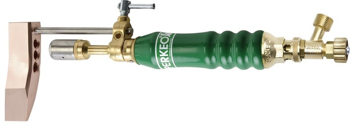 Propan-Hochleistungs-Lötkolben von Perkeo zeichnen sich u.a. durch ihre Schnellzündung ohne Luftschieberbetätigung aus