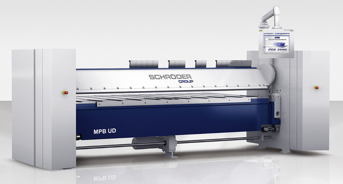 Besonders effizient wird die Blechbearbeitung durch die Up-and-down-Technik der MPB UD
