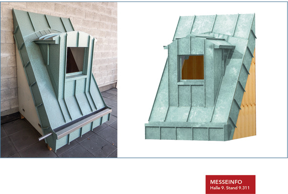 
Das Dachmodell der Robert-Mayer-Schule im Original ...



 ... und als perfekte CAD-Version mit Sema 3D gezeichnet



