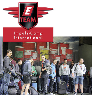 
Teilnehmer des internationalen Impulscamps 2016 bei der Ankunft



