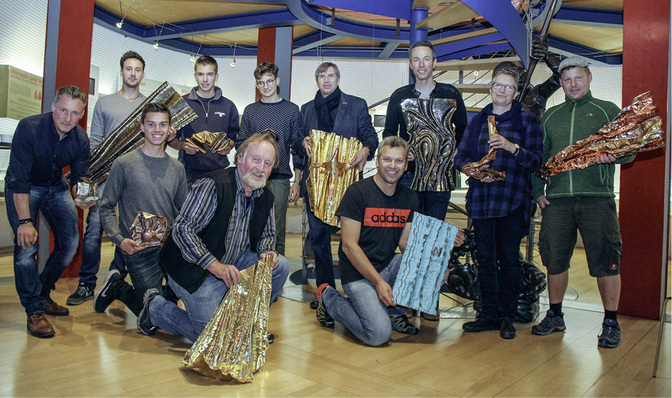 
Zufriedene Teilnehmer und Referenten des BAUMETALL-Workshops 



