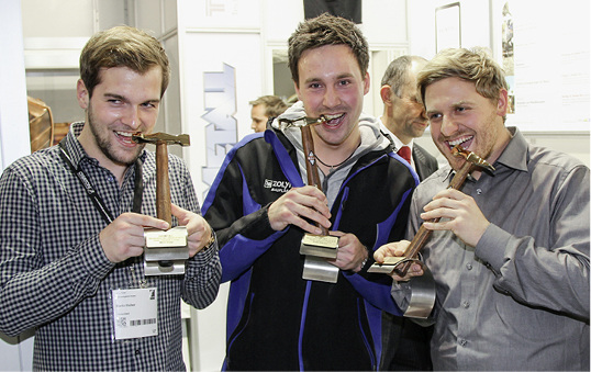 
Die Gewinner des Wettbewerbs „Meisterstück des Jahres“ 2016



