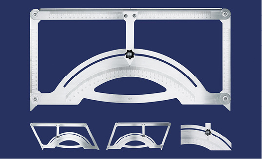 



Mit der Spenglerschmiege aus Edelstahl von Thaler können Winkel individuell ausgemessen werden
