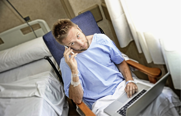 
Damit der Chef im Krankheitsfall auchmal wirklich abschalten kann, ist beizeiten ein Notfallplan zu erstellen



