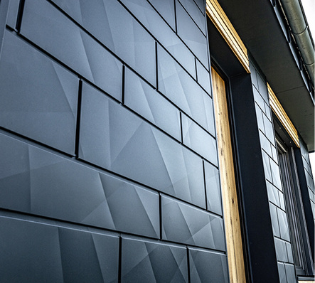 



Mit dem Siding.X von Prefa ergeben sich vielfältige Gestaltungsmöglichkeiten für Fassaden
